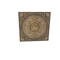1x1 Corner Ancient Roman Medallion Slider Square
