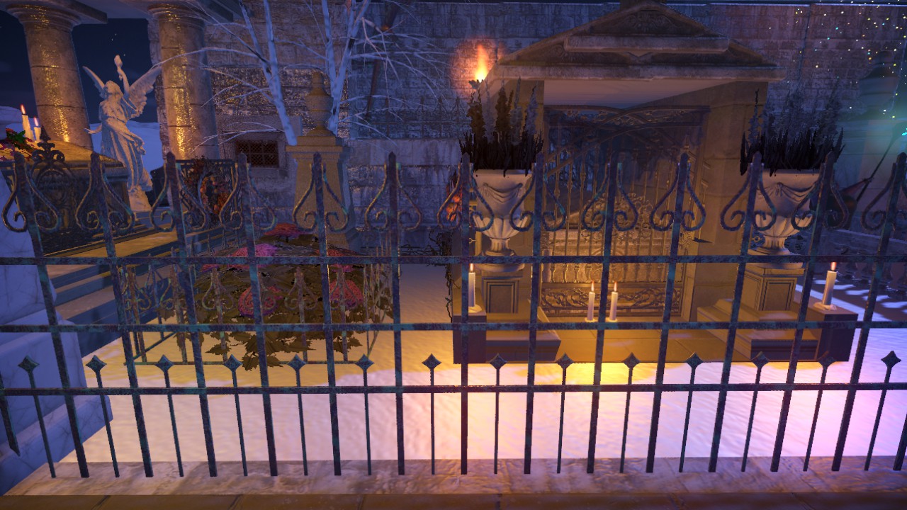 HAUNTED HOUSE FENCE