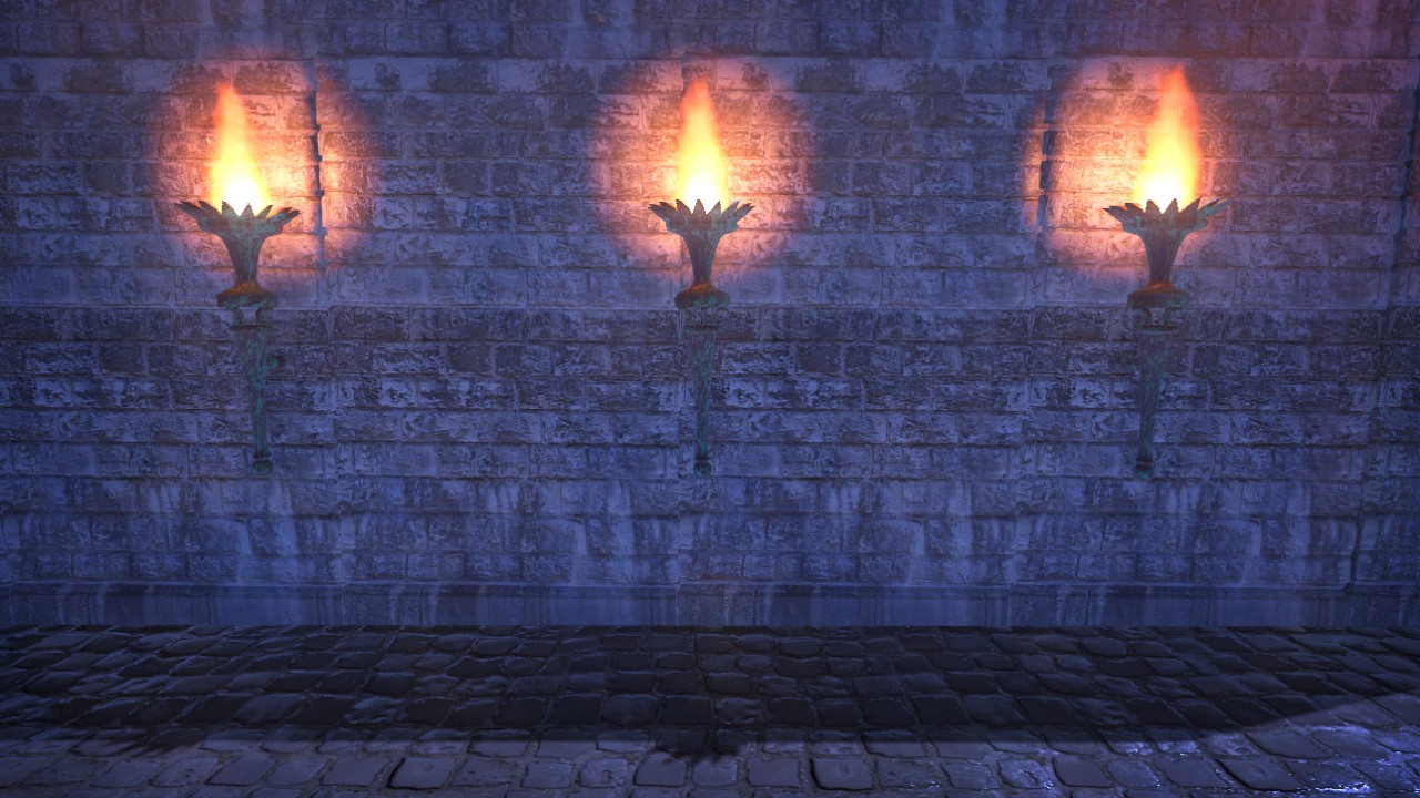 HAUNTED HOUSE WALL LIGHT 2