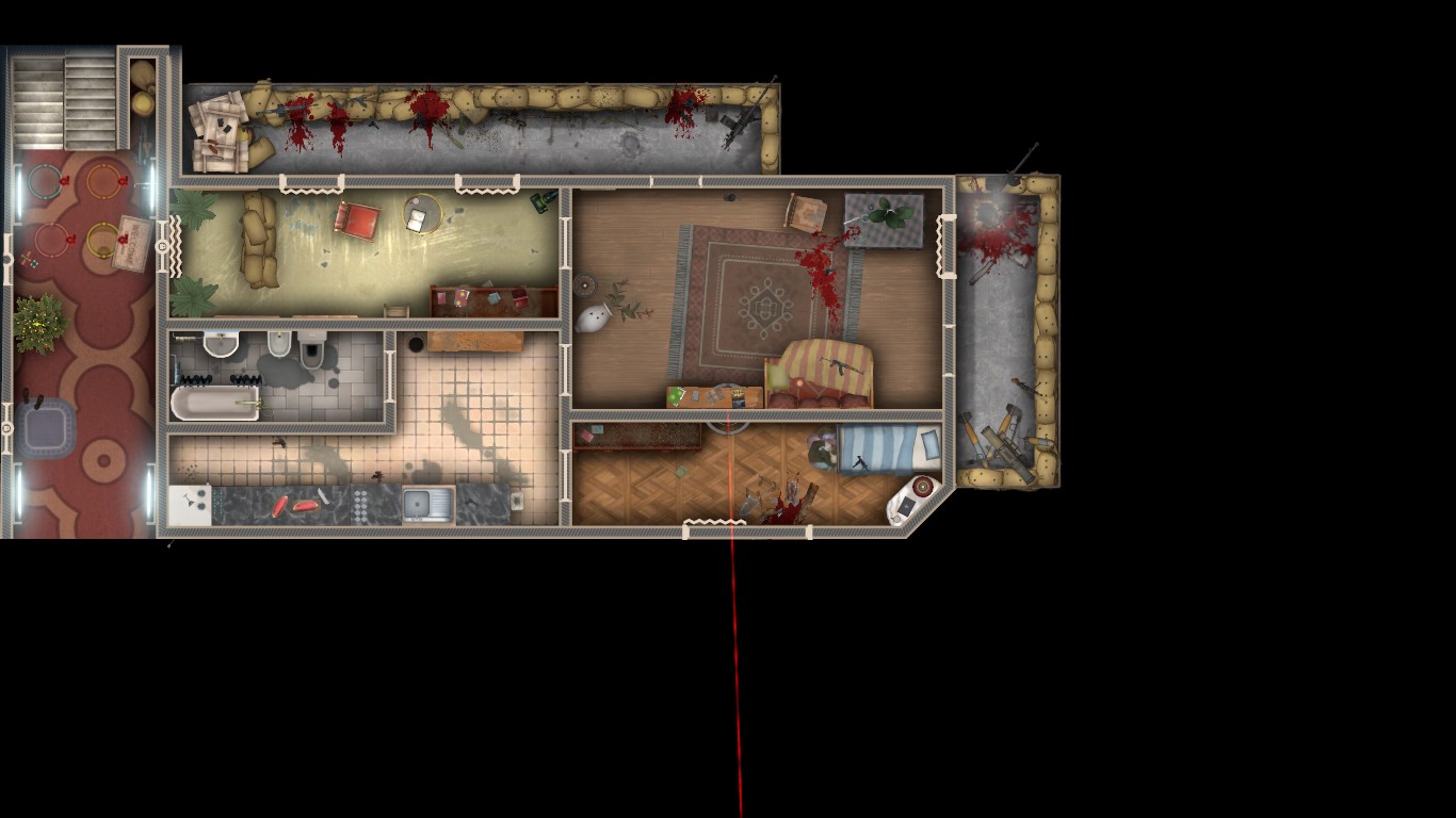 barricaded house