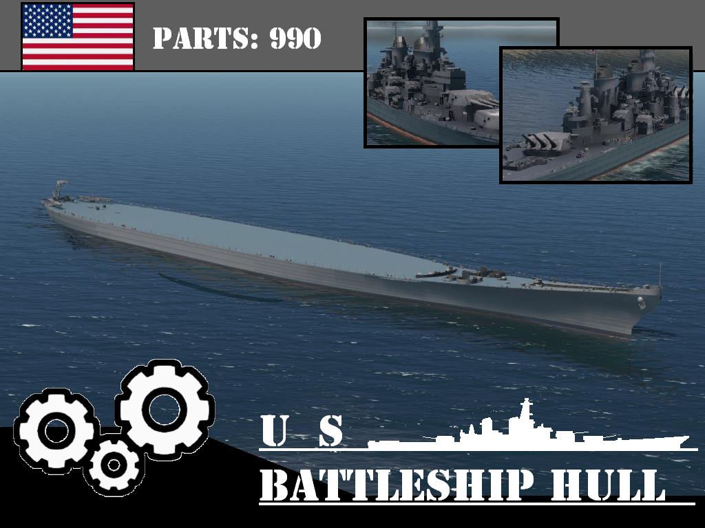 US Battleship hull