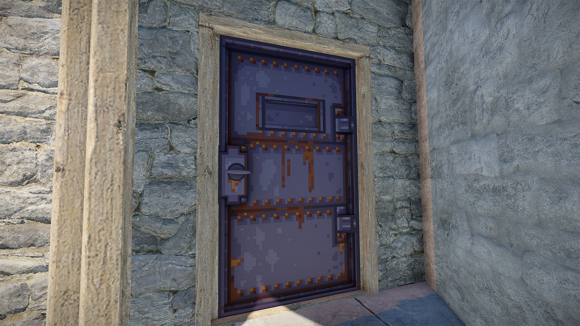 Pixel Armored Door