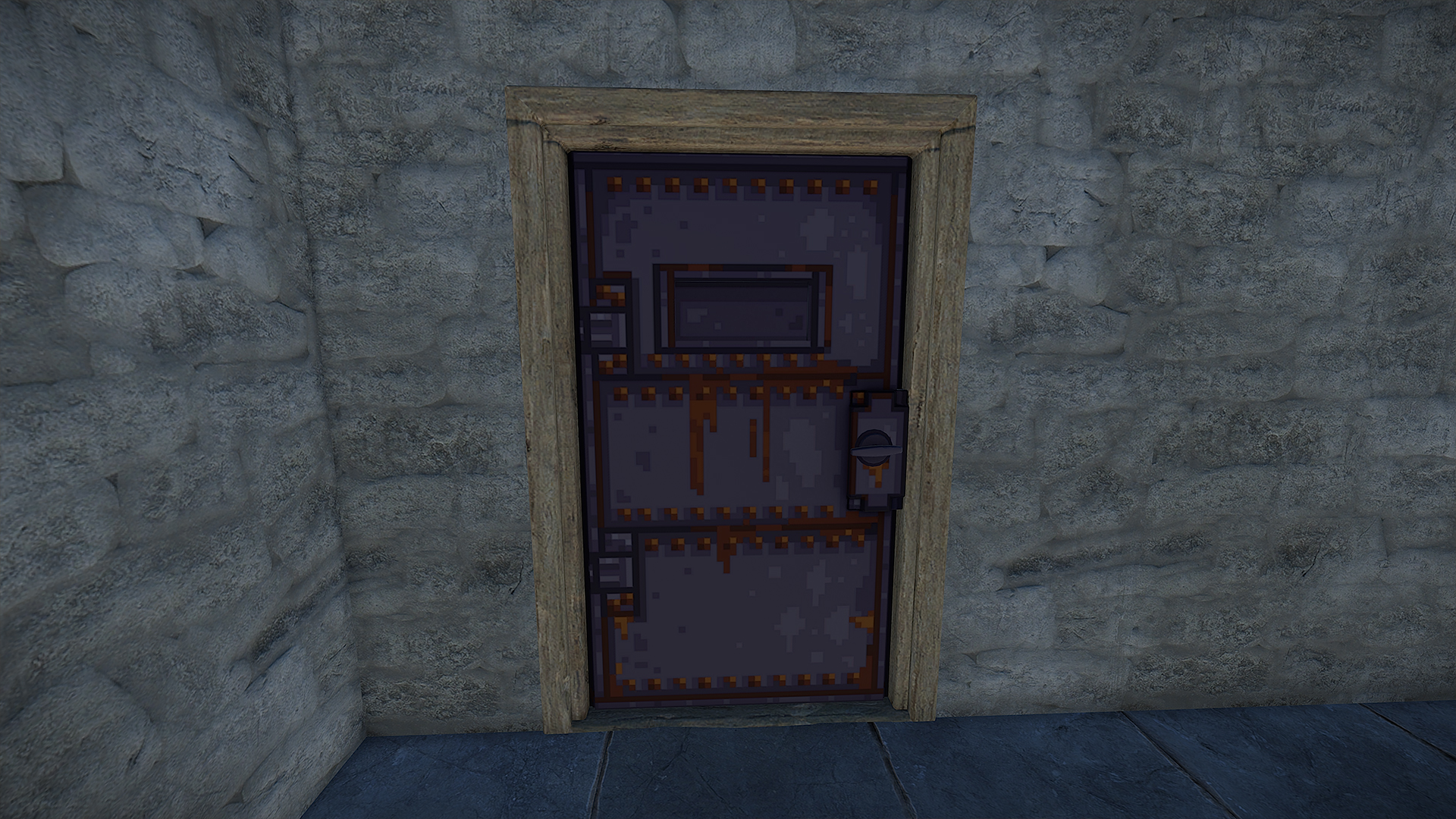 Pixel Armored Door
