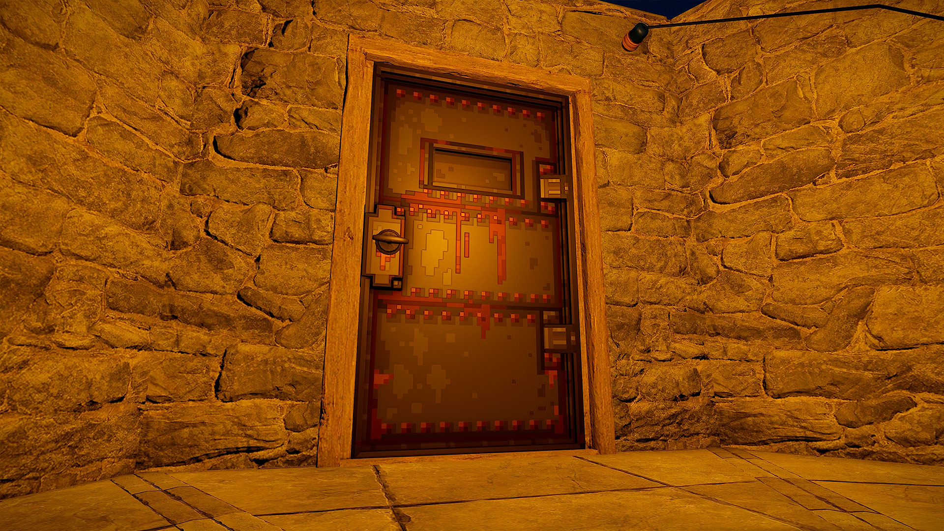 Pixel Armored Door