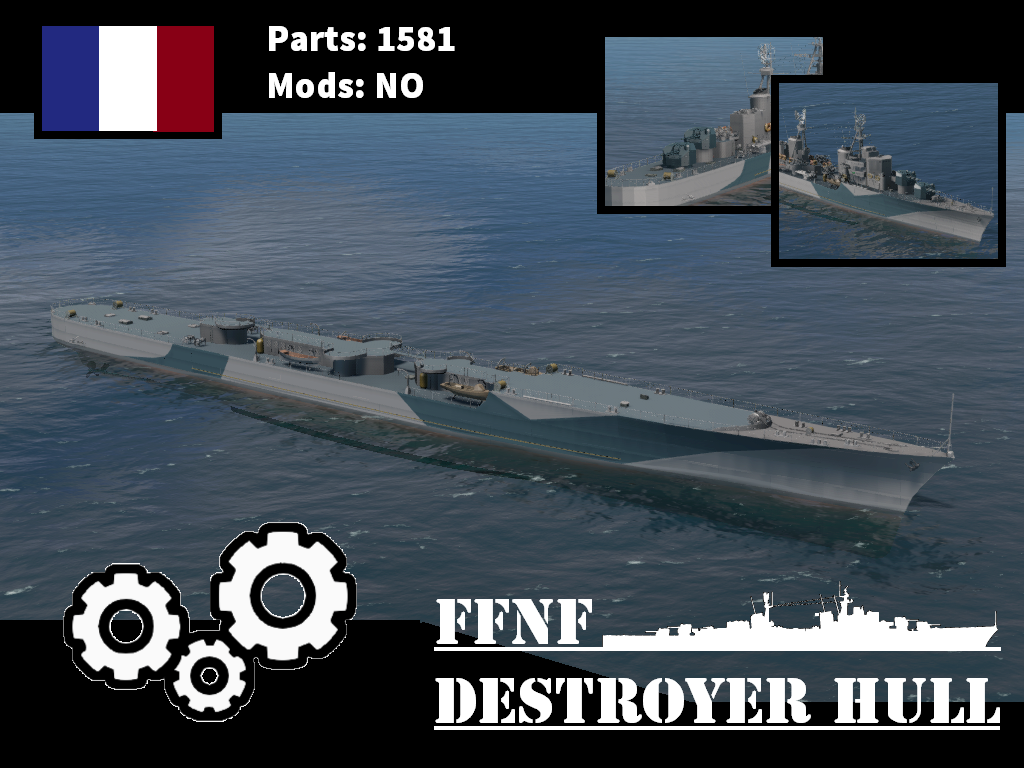 FFNF Destroyer Hull 法驱船体