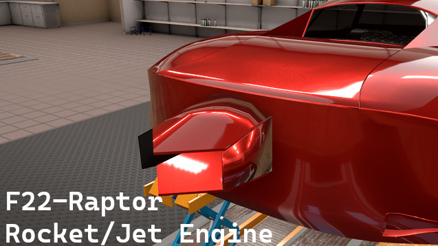 F22-Raptor Rocket/Jet Engine