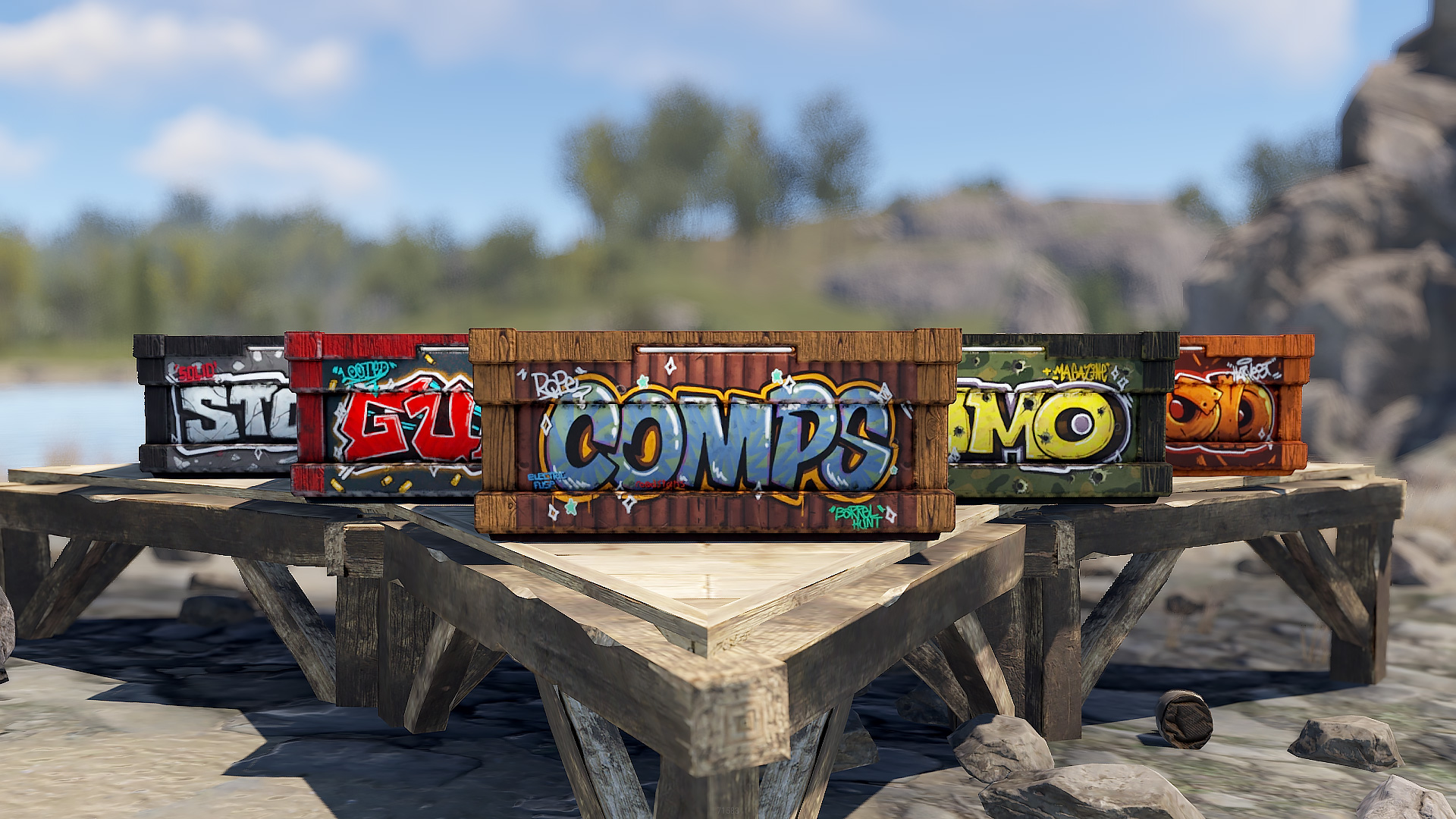 Graffiti Component Storage