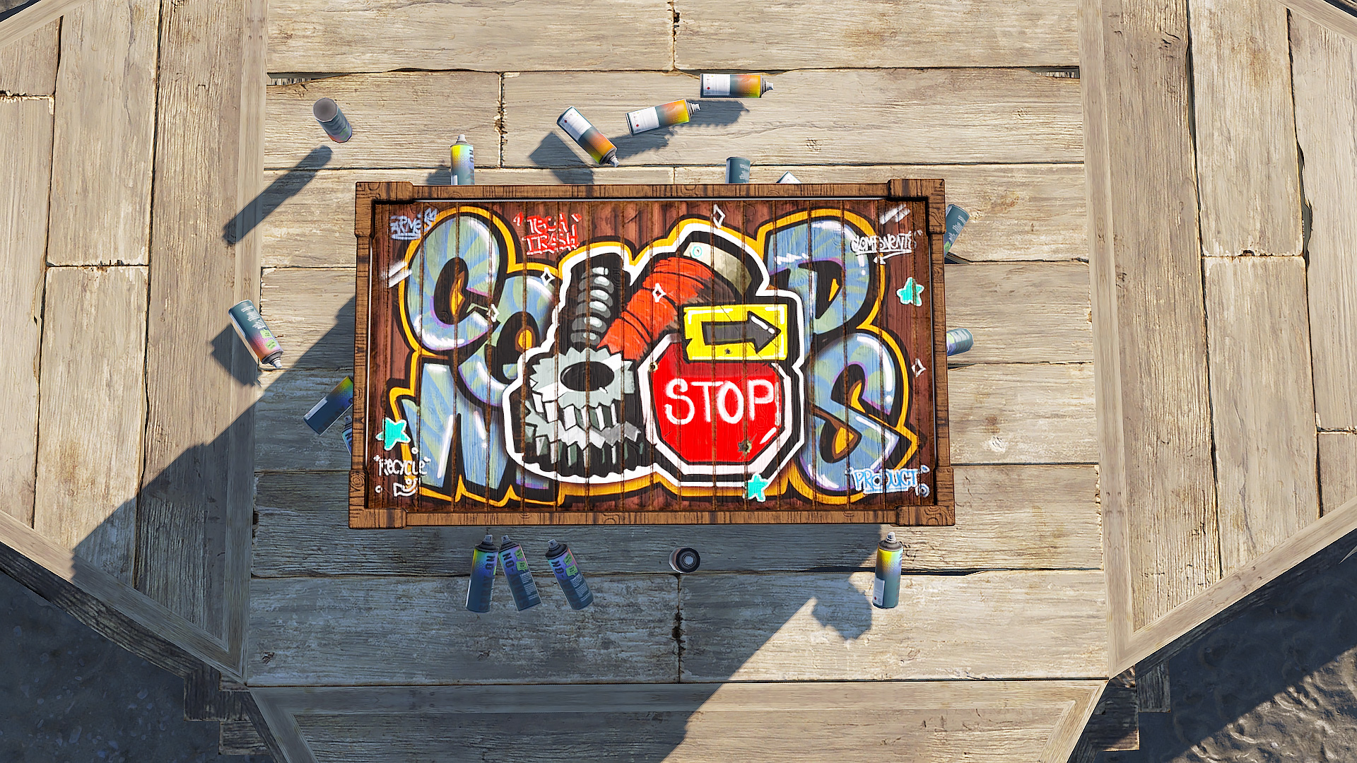 Graffiti Component Storage