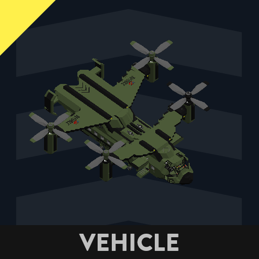 CH-387 VTOL Military Cargo Plane