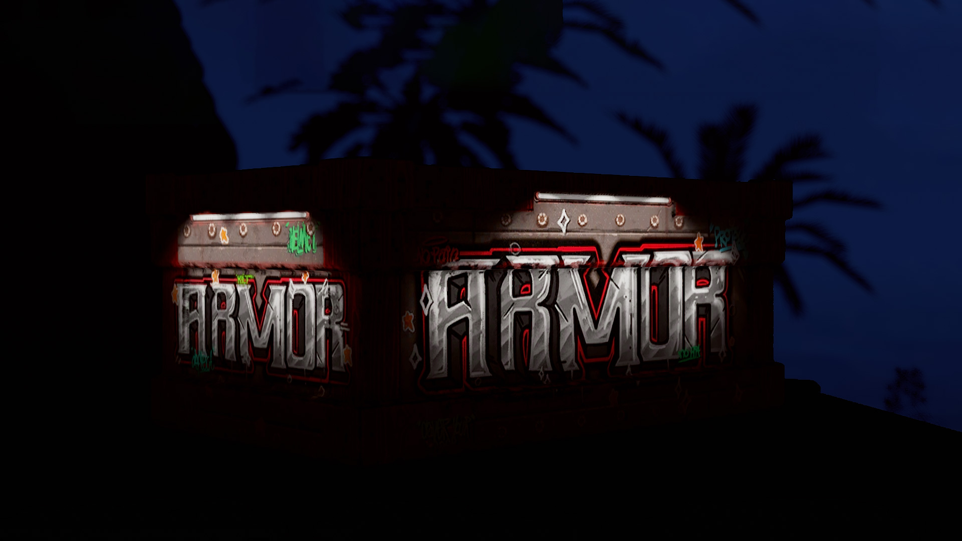 Graffiti Armor Storage