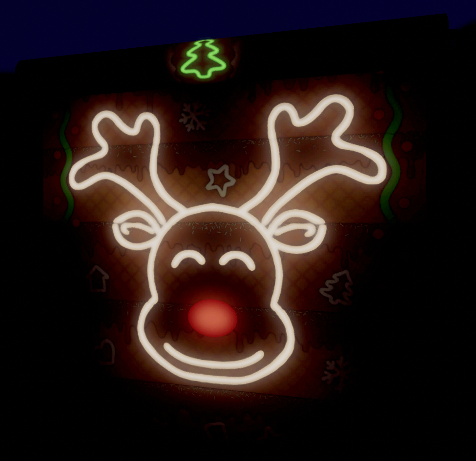 Tasty Christmas Garage Door
