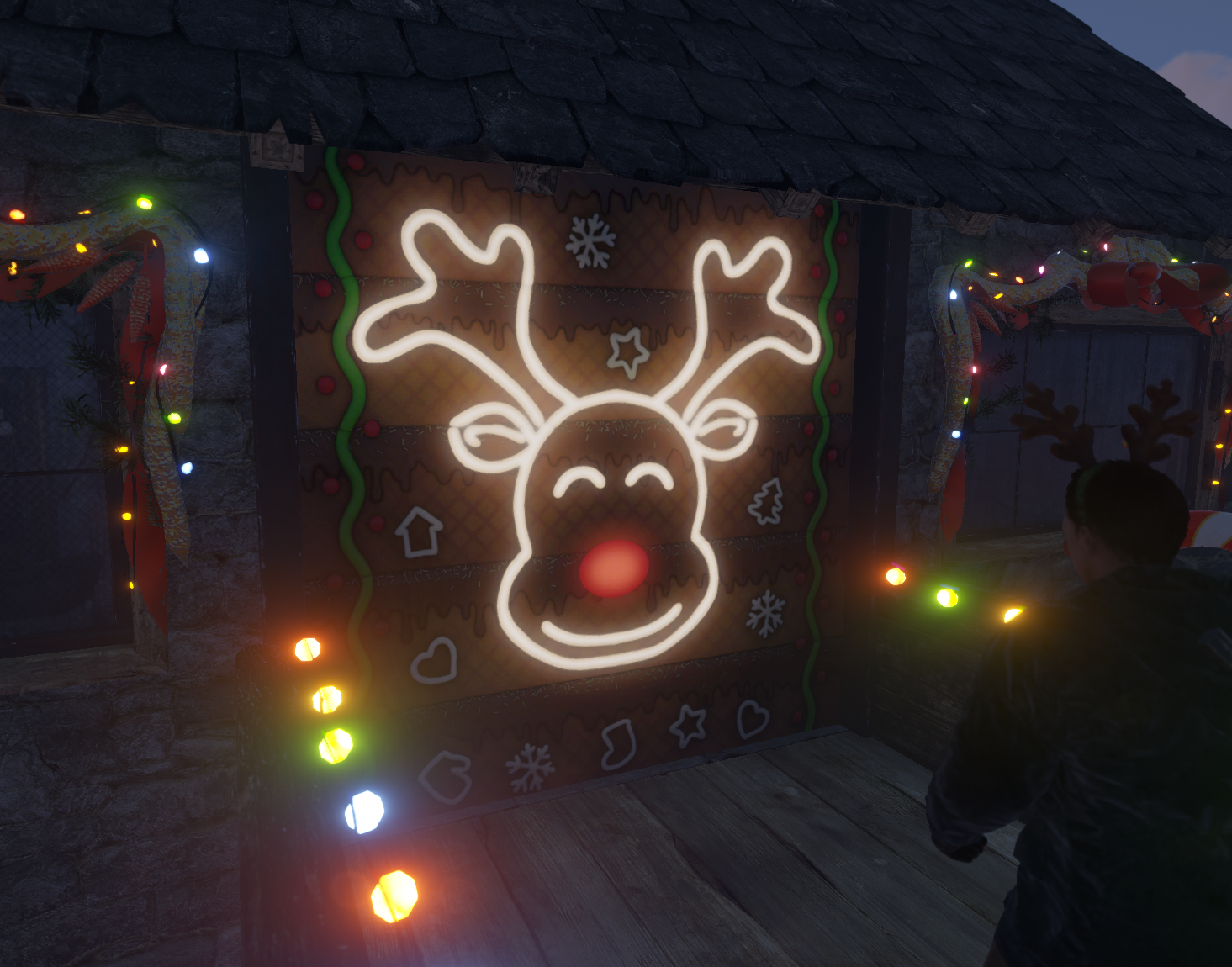 Tasty Christmas Garage Door