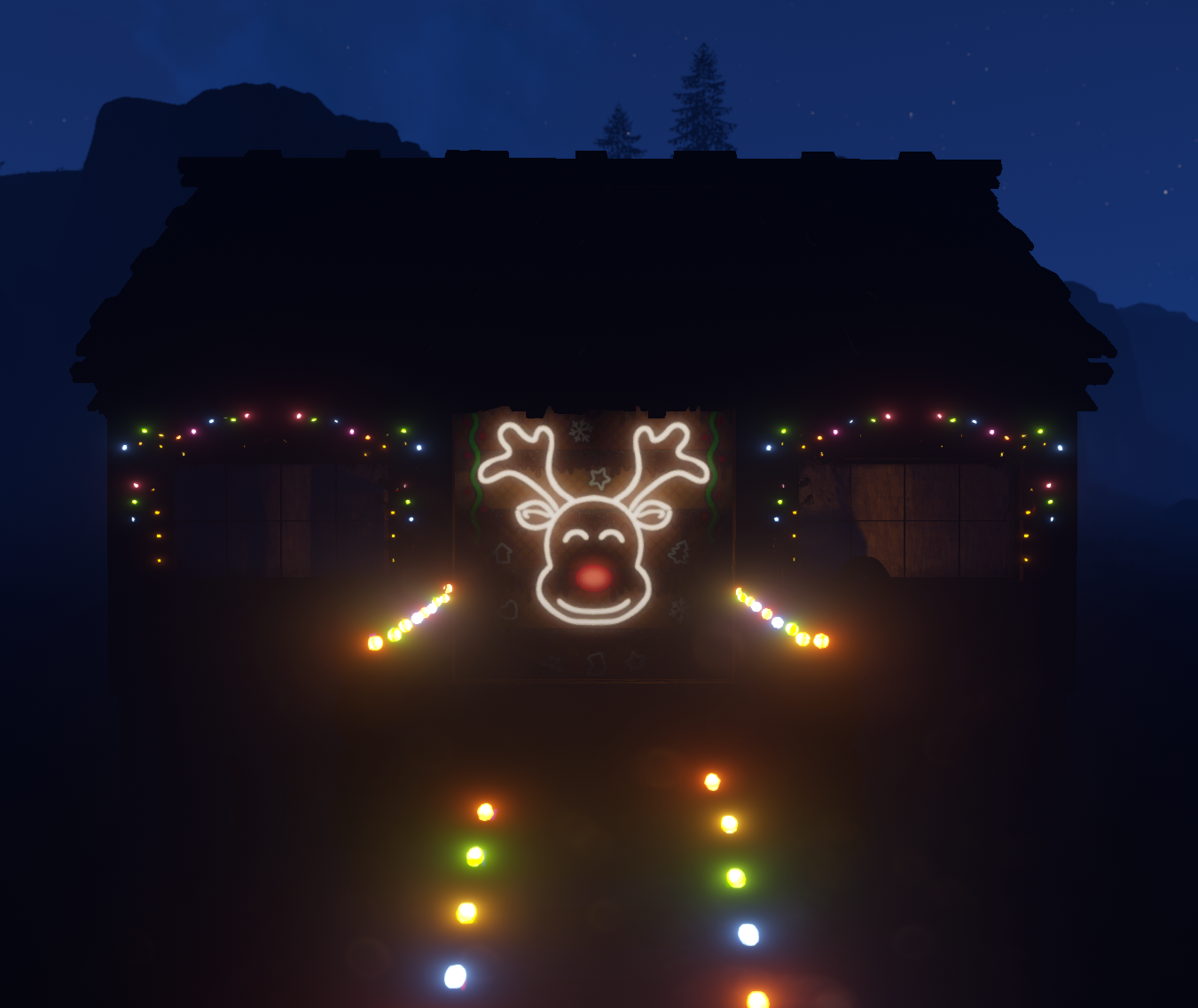Tasty Christmas Garage Door