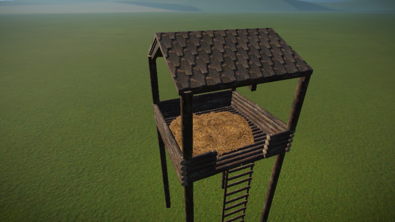 Climbable haunting stand