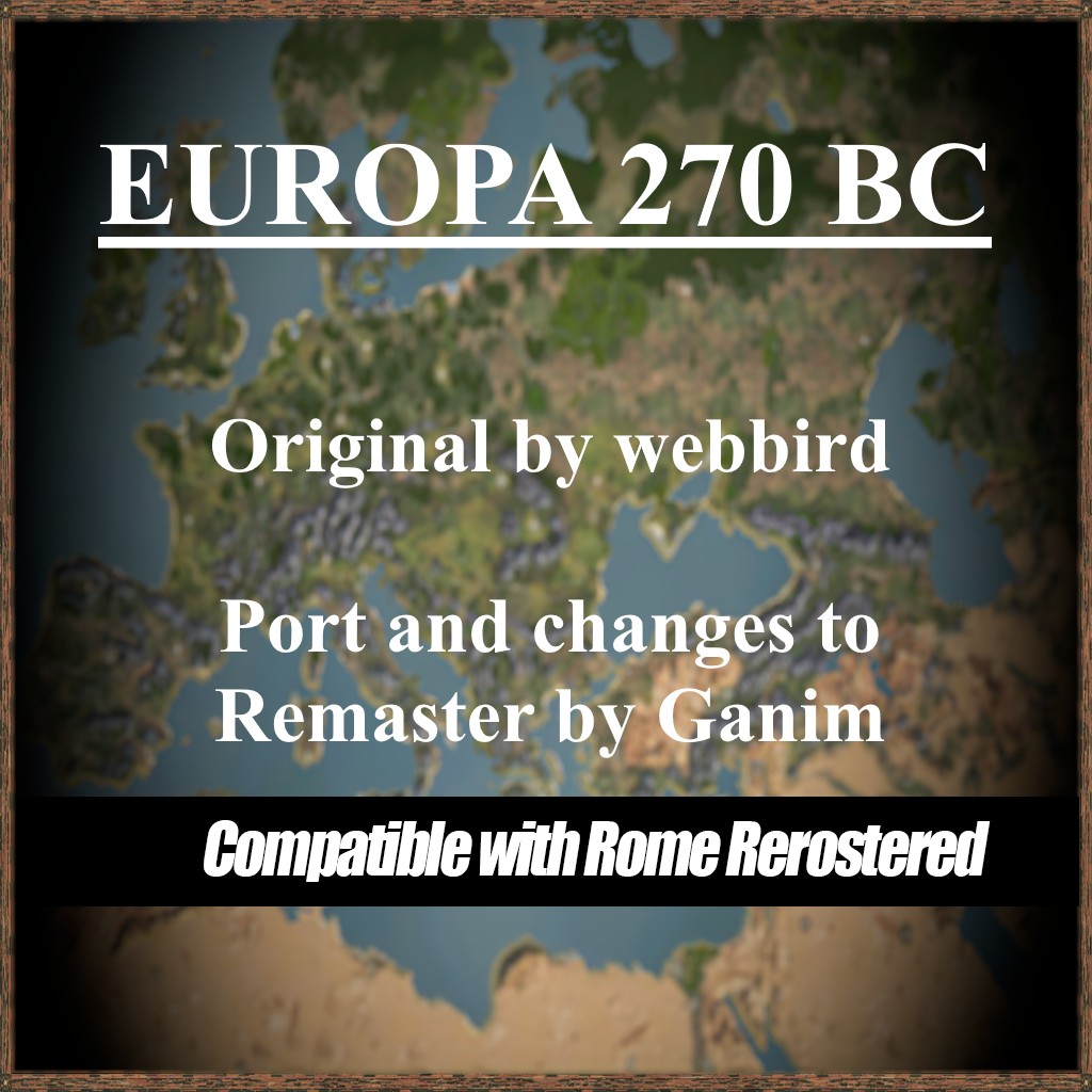 Europa 270 Map (snapshot) for Rome Rerostered (deprecated)