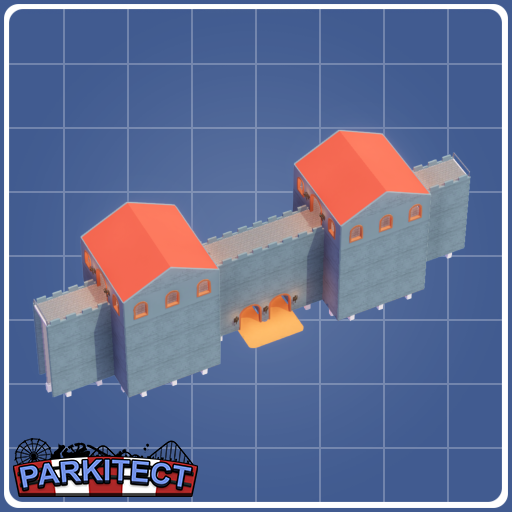 Roman fort gatehouse