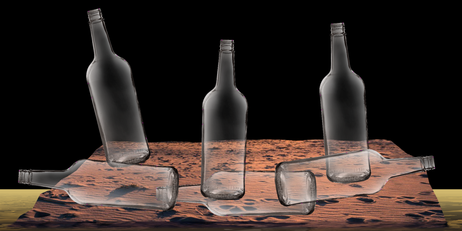 R! Glass Bottles
