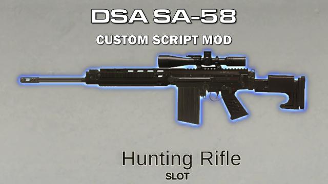 DSA SA-58 - Custom HUD Icon Script Mod (Hunting Rifle)