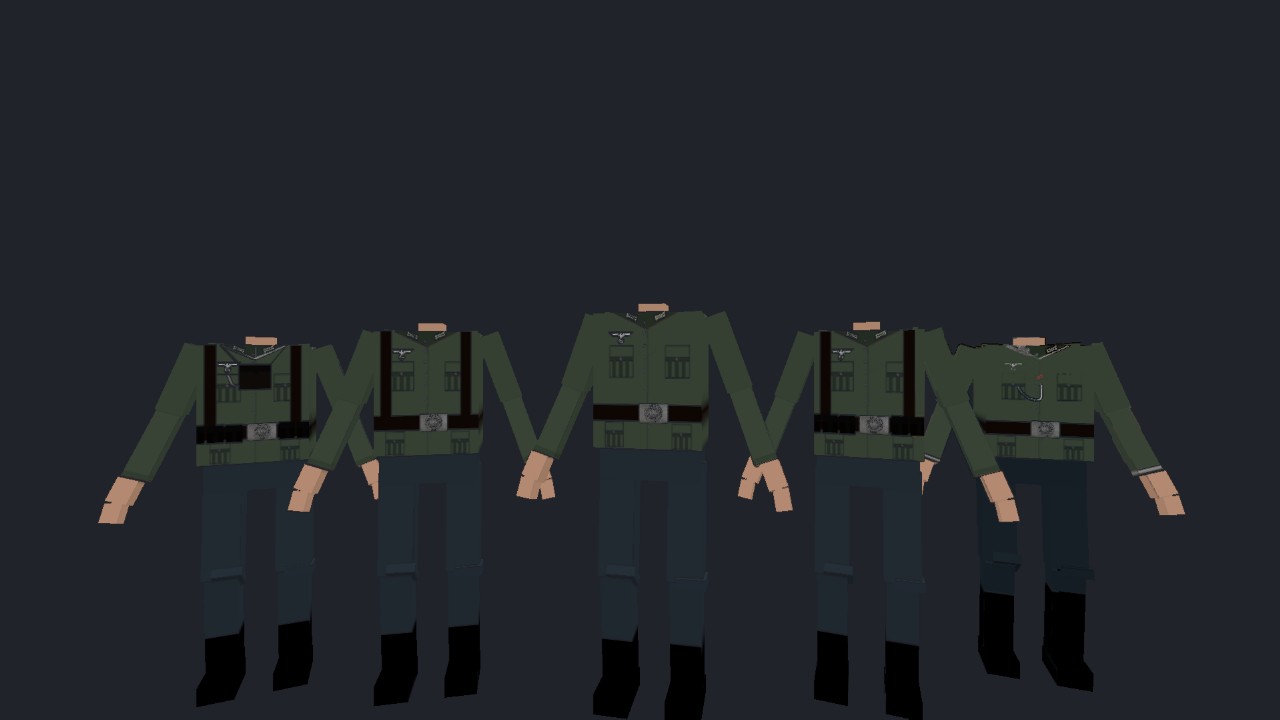 WW2 German Wehrmacht Early-War Uniforms Pack