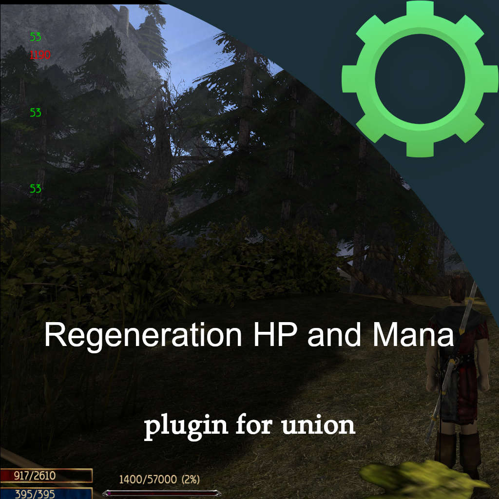 Union HP and Mana Regeneration (Gothic 1)