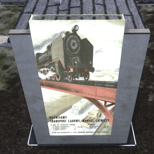 Polish propaganda banner