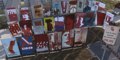 PZPR propaganda banner skins