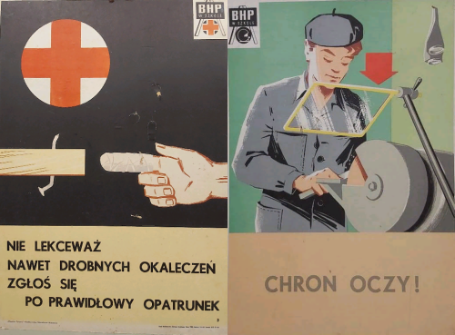 Polish propaganda poster HEALTHCARE