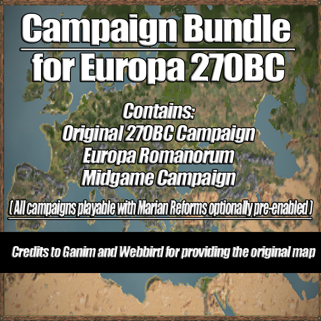 Campaign Bundle for Europa 270BC (Standalone Edition)