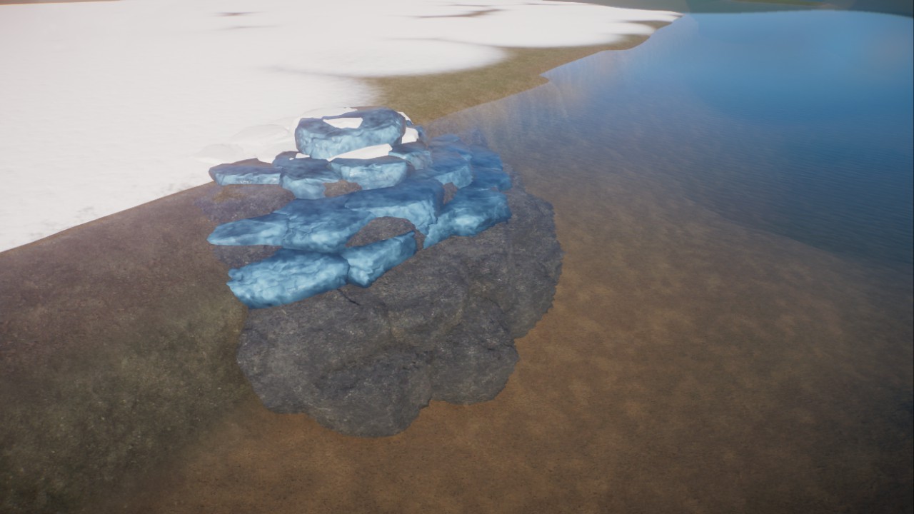Tundra rock cluster II
