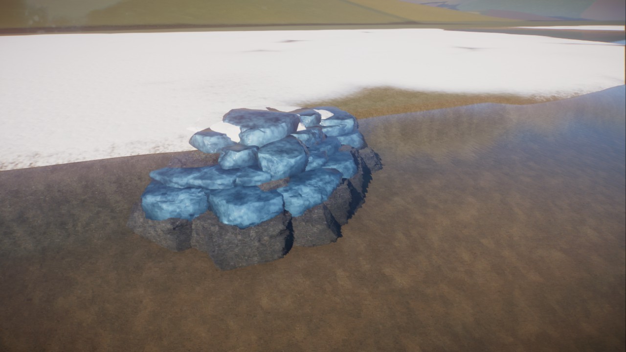 Tundra rock cluster III