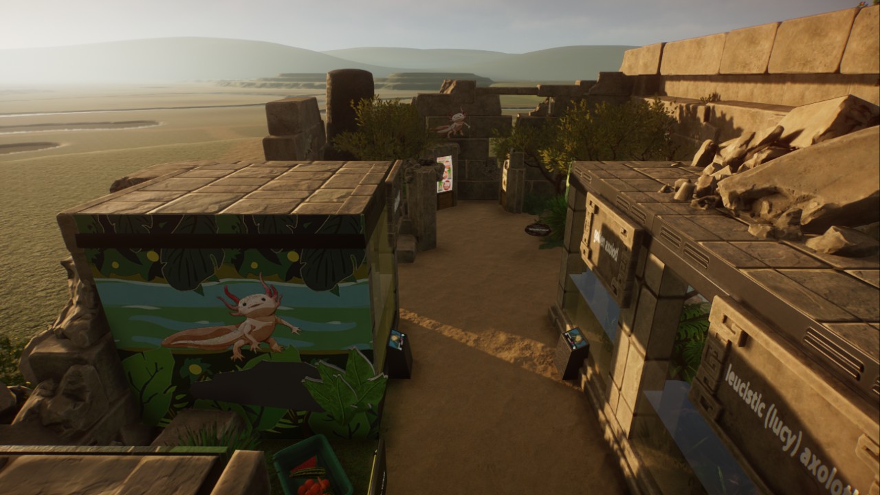 Axolotls' temple