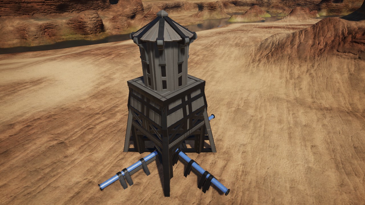 Industrial water tower /// Château d'eau Industriel