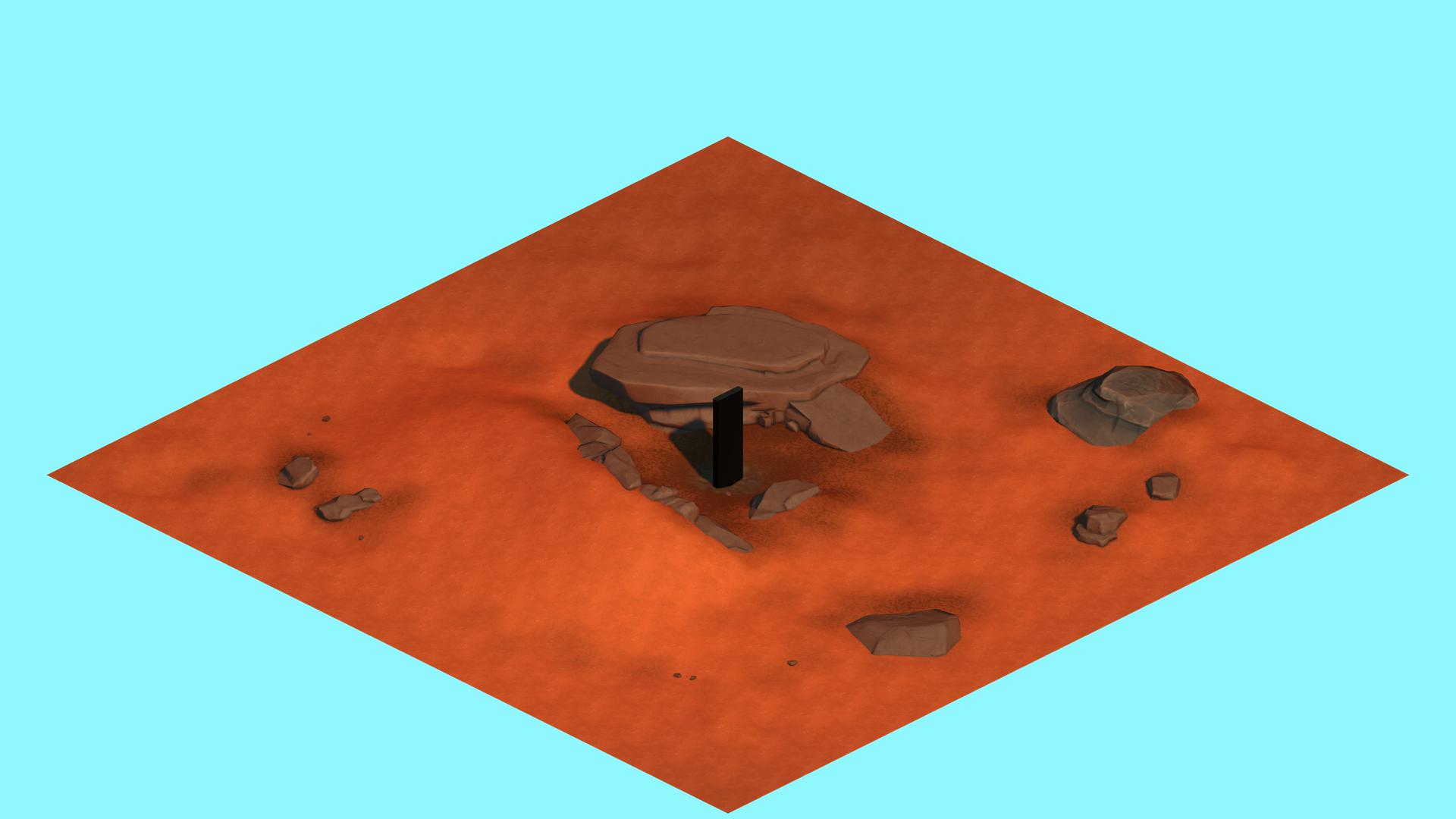 2001: A Space Odyssey monolith preview