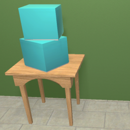 Teal Paper Box