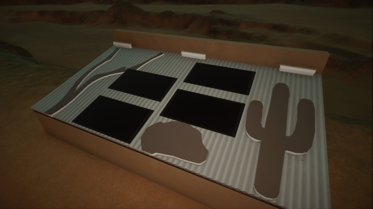 Desert Plaster Education Stand
