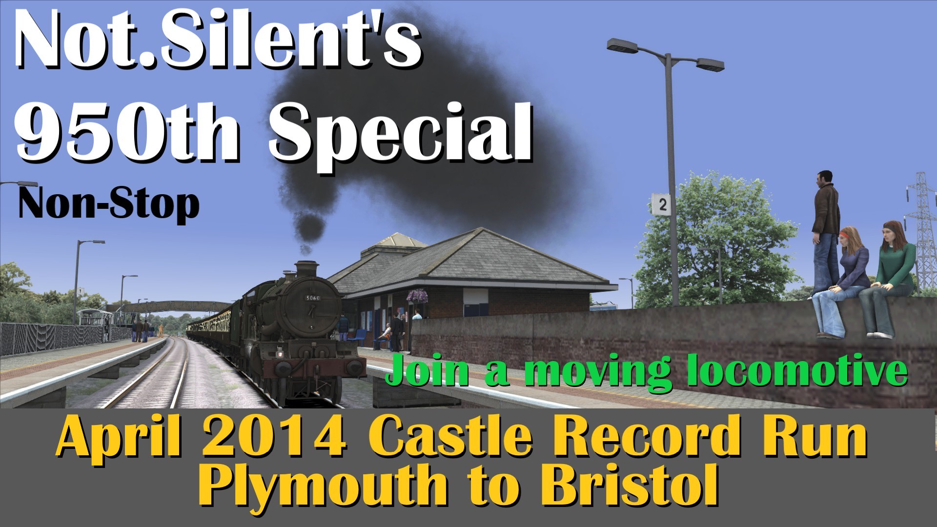 N.S950 100mph 4-6-0 Castle Blast Non-Stop