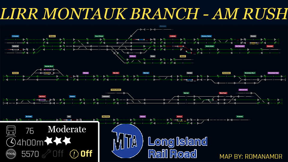 LIRR Montauk Branch - AM Rush