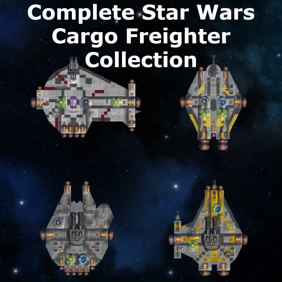 Complete Star Wars Cargo Freighter Collection