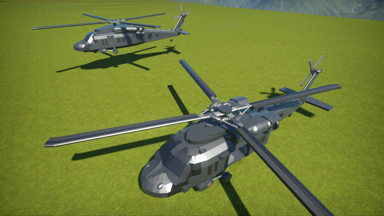UH-60 Black Hawk (Door closed & Door opened Ver.)