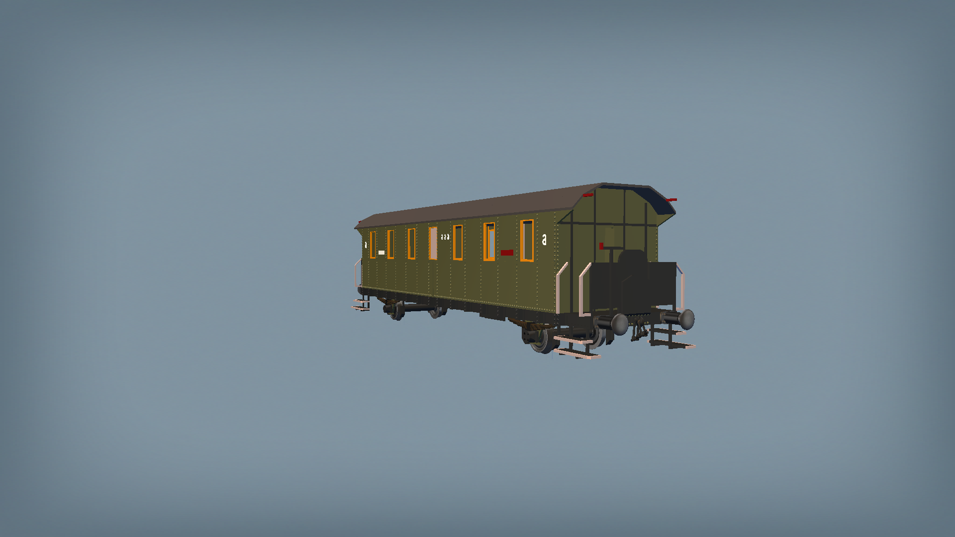 Wagon pasażerski 2 osiowy 5u