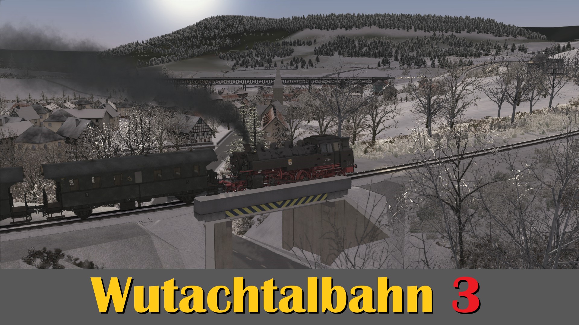 N.S823 Wutachtalbahn - Futzen to Immendingen Bund der Selbstandigen Christmas Market (part 2 of 4)