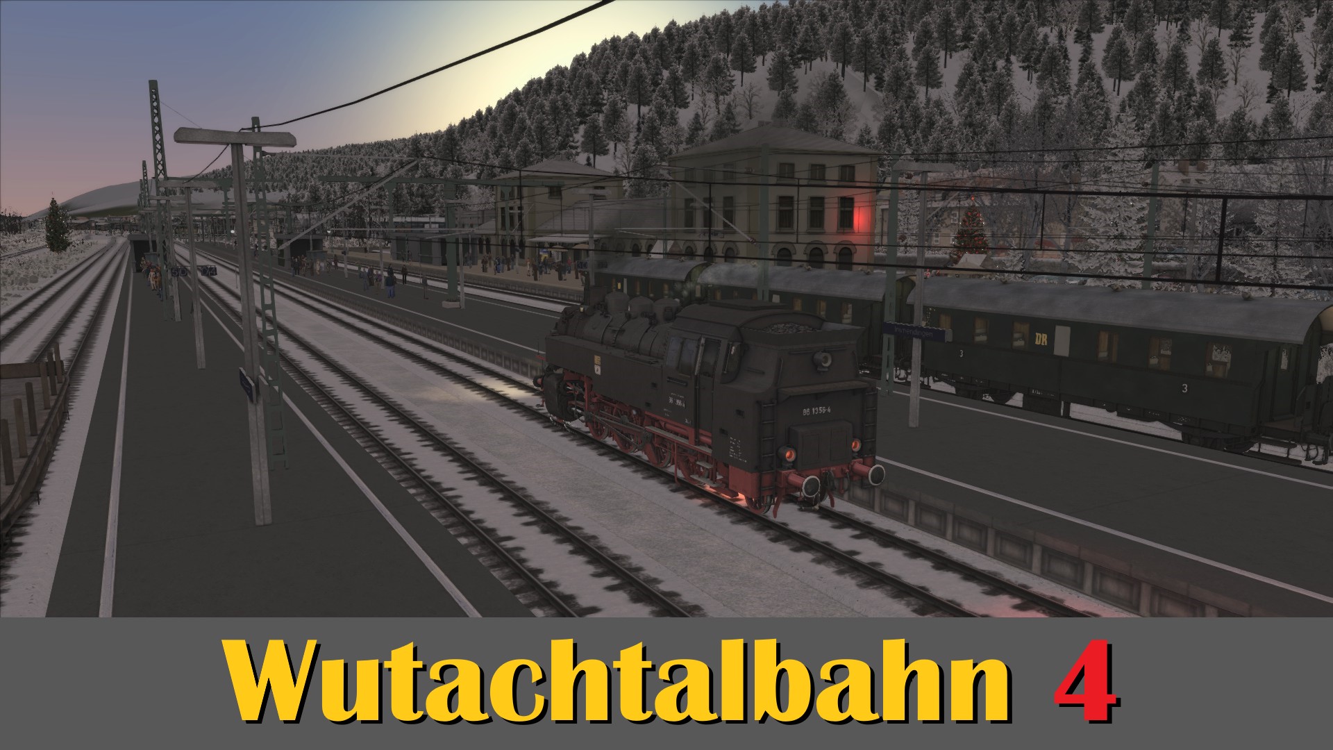 N.S824 Wutachtalbahn - Immendingen Bund der Selbstandigen Christmas Market Preparations (part 3 of 4)