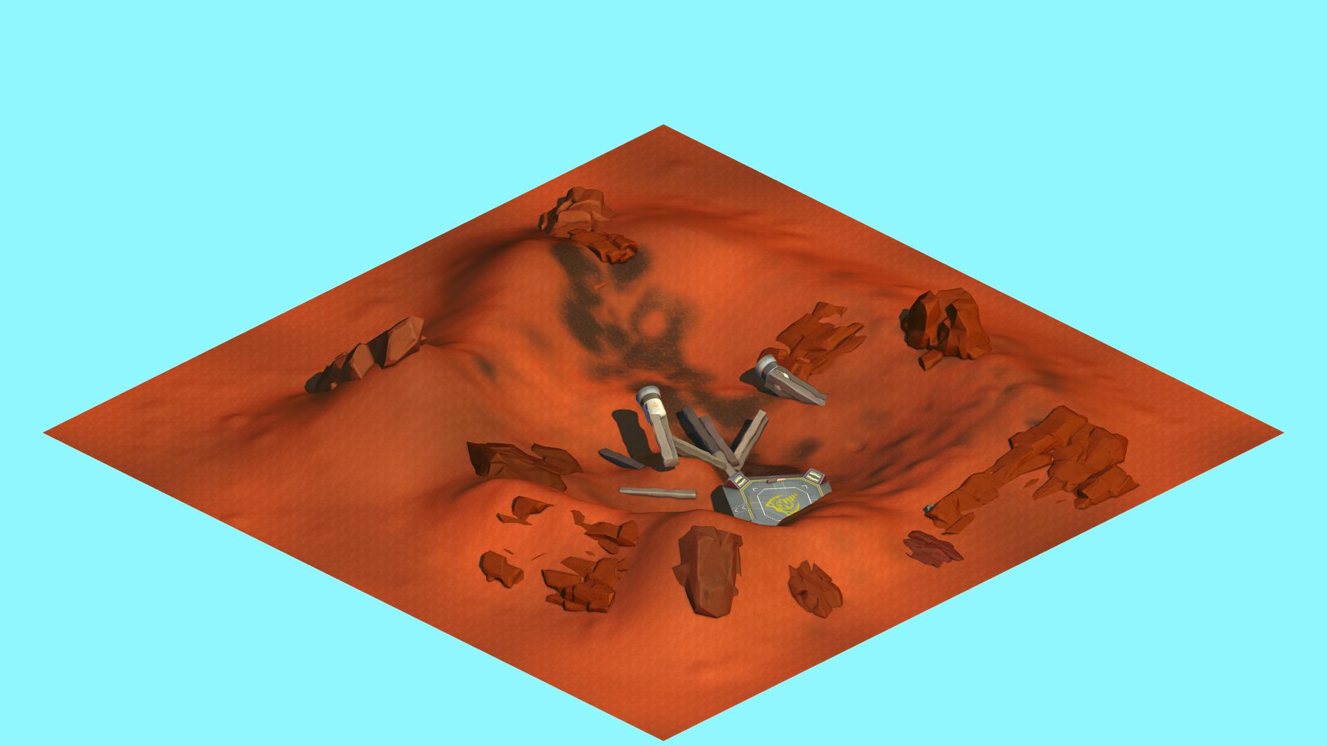 Ship crash site mars.tile