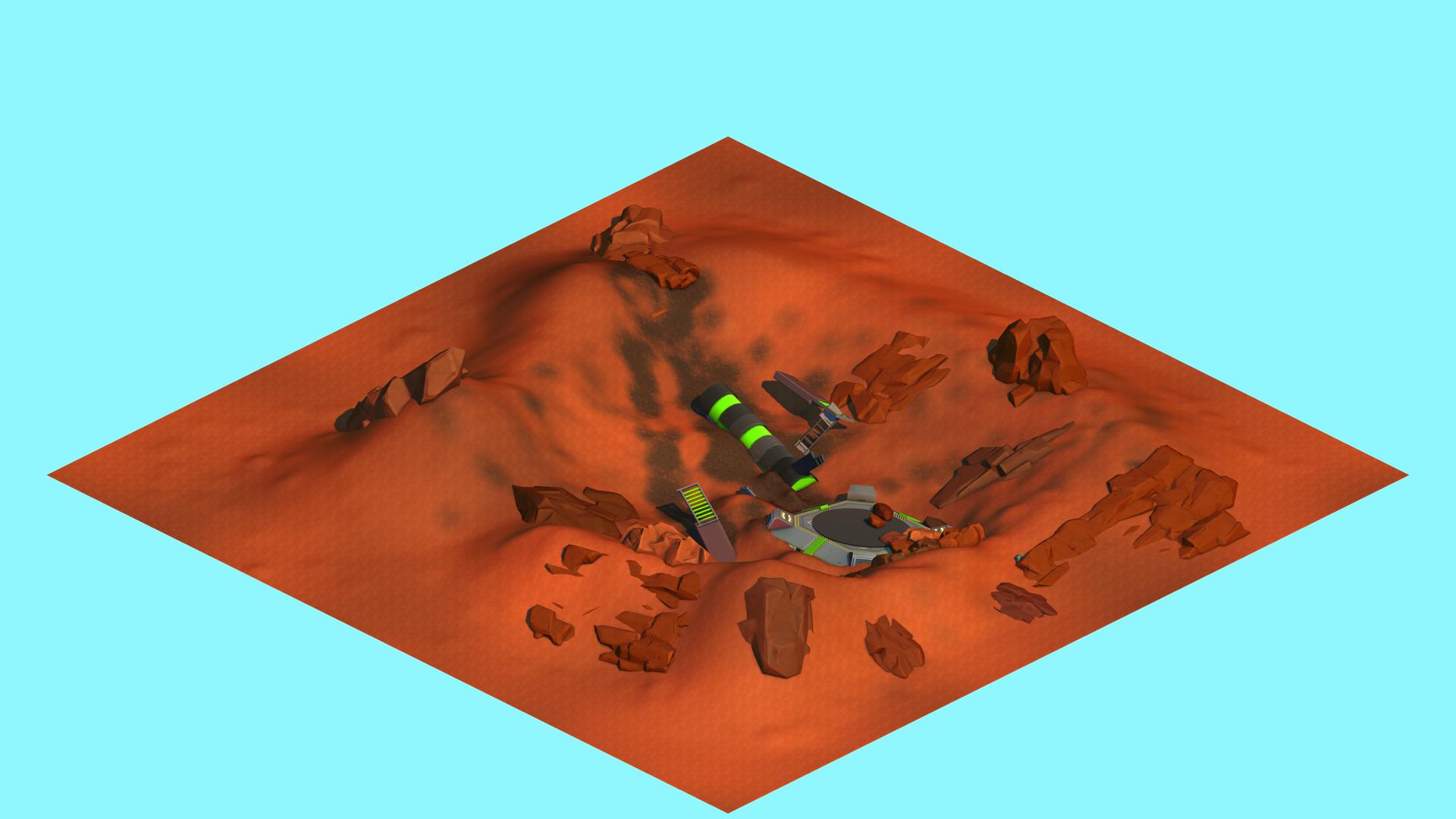 Alien ship crash site mars.tile
