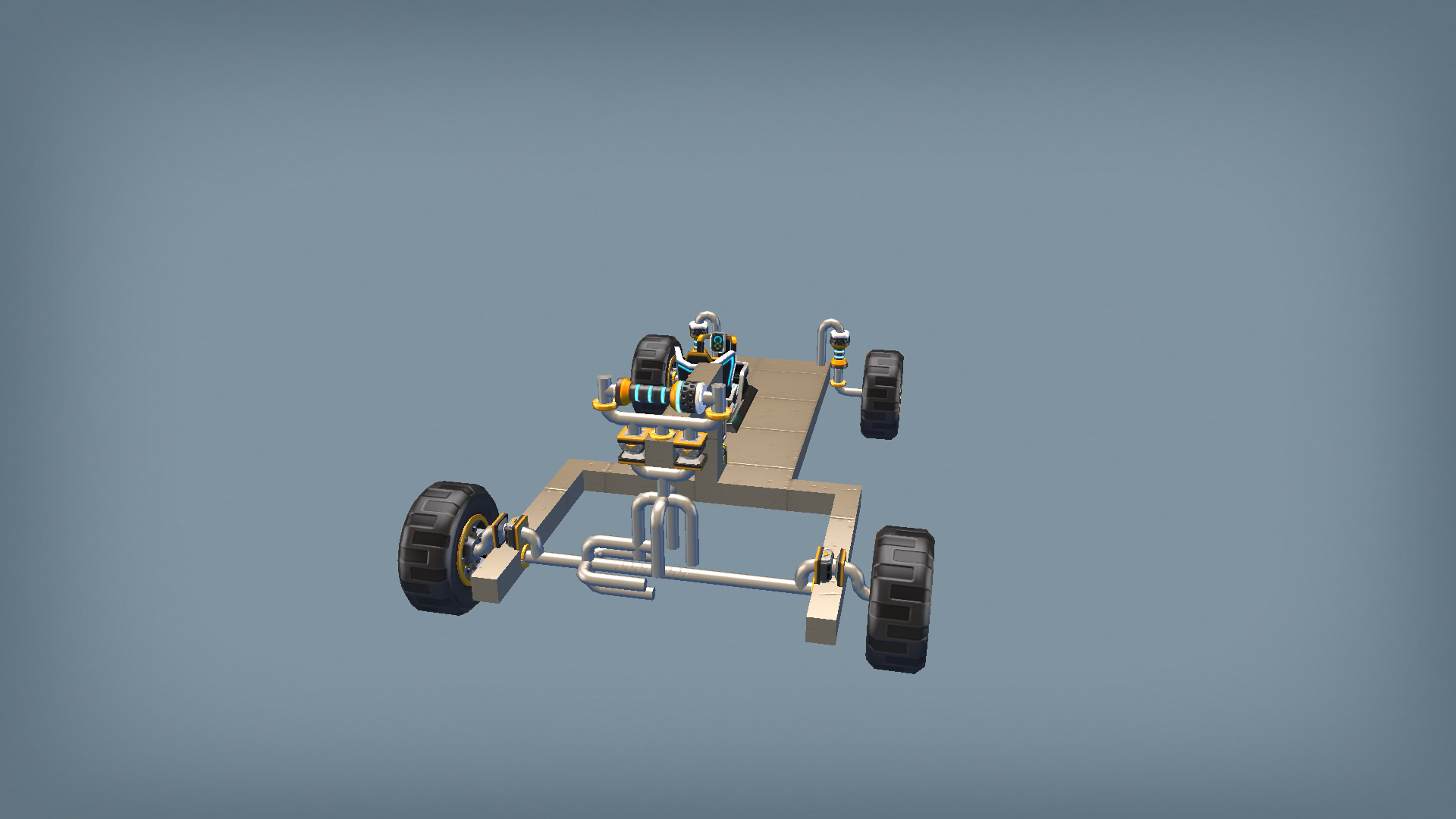  Suspension glitch engine car