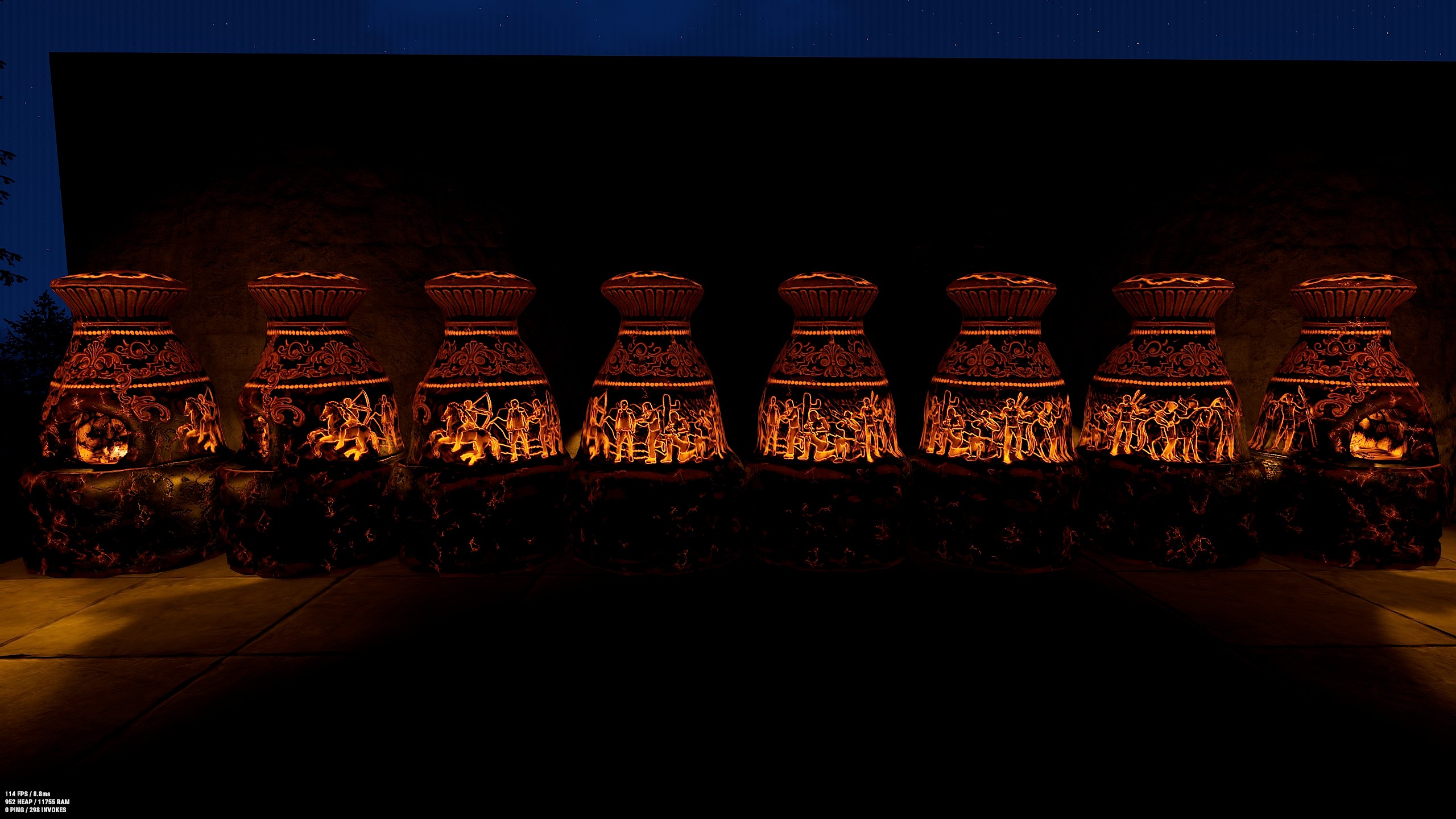 Antique Black Furnace