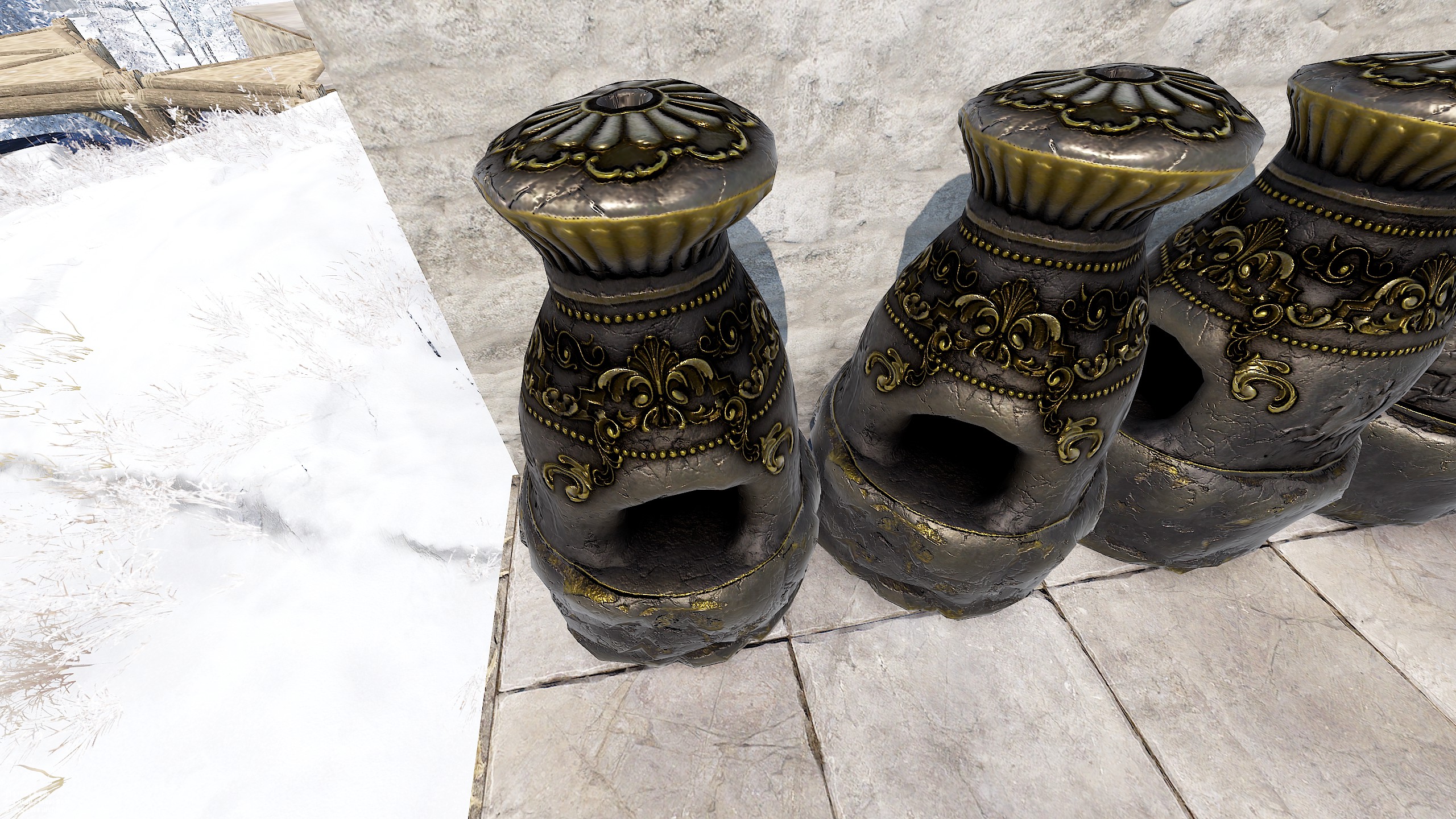 Antique Black Furnace