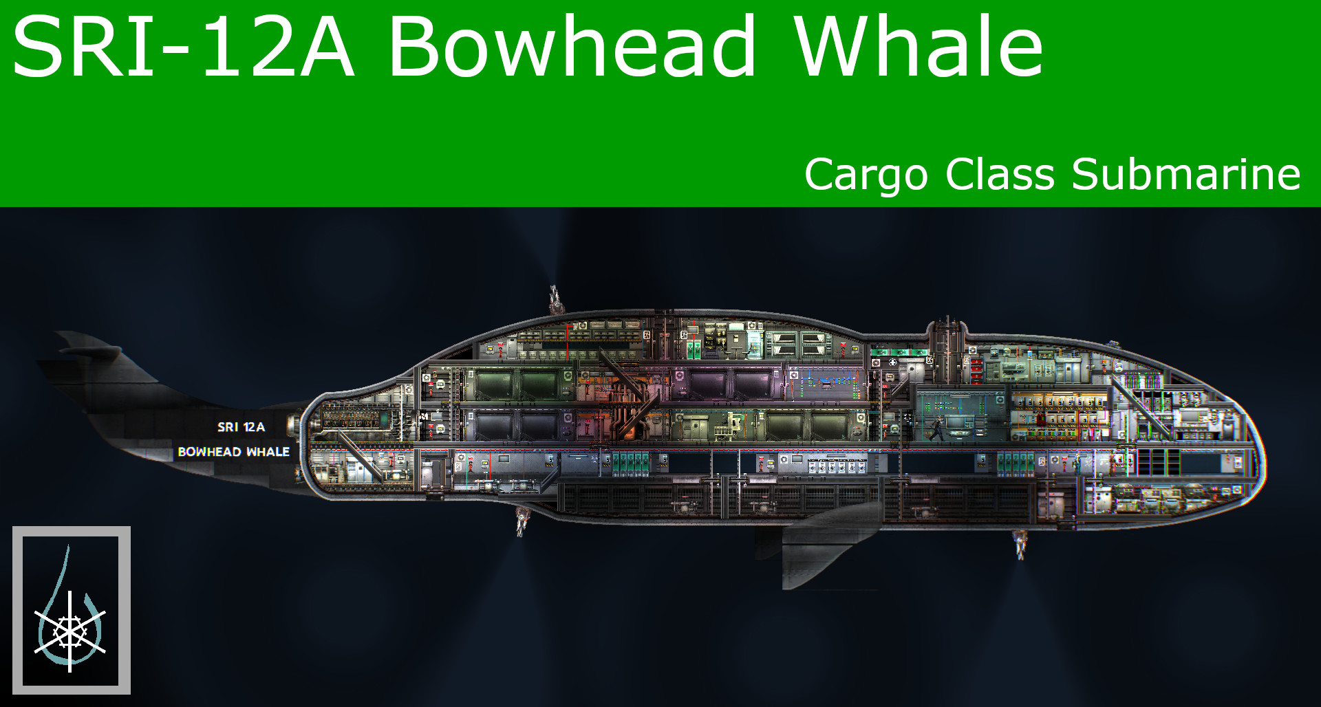 SRI-12A Bowhead Whale Submarine Cargo Variant – Barotrauma Mod