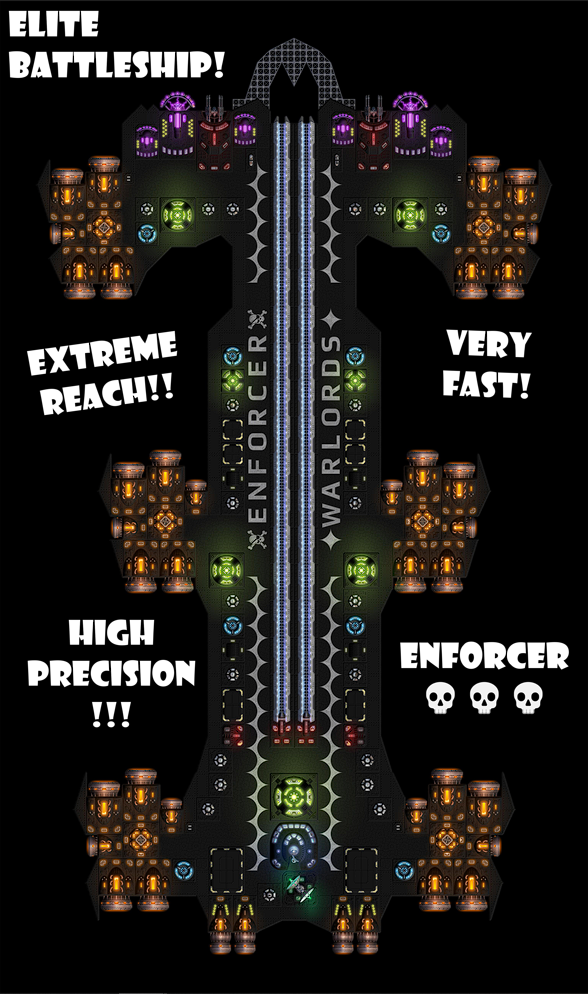 Warlords Enforcer Battleship