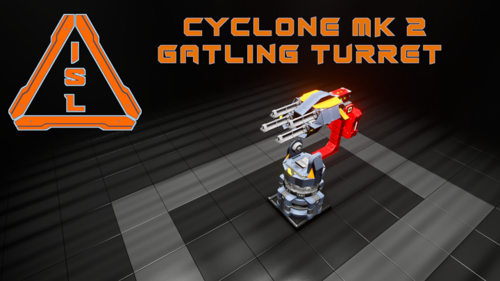 Cyclone MK 2 Gatling Turret (Printable)